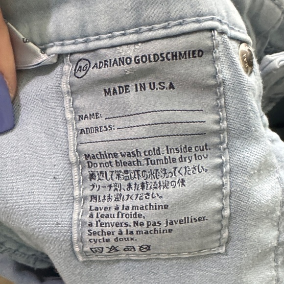 AG Adriano Goldschmied Light Blue Skinny pants - Picture 14 of 14